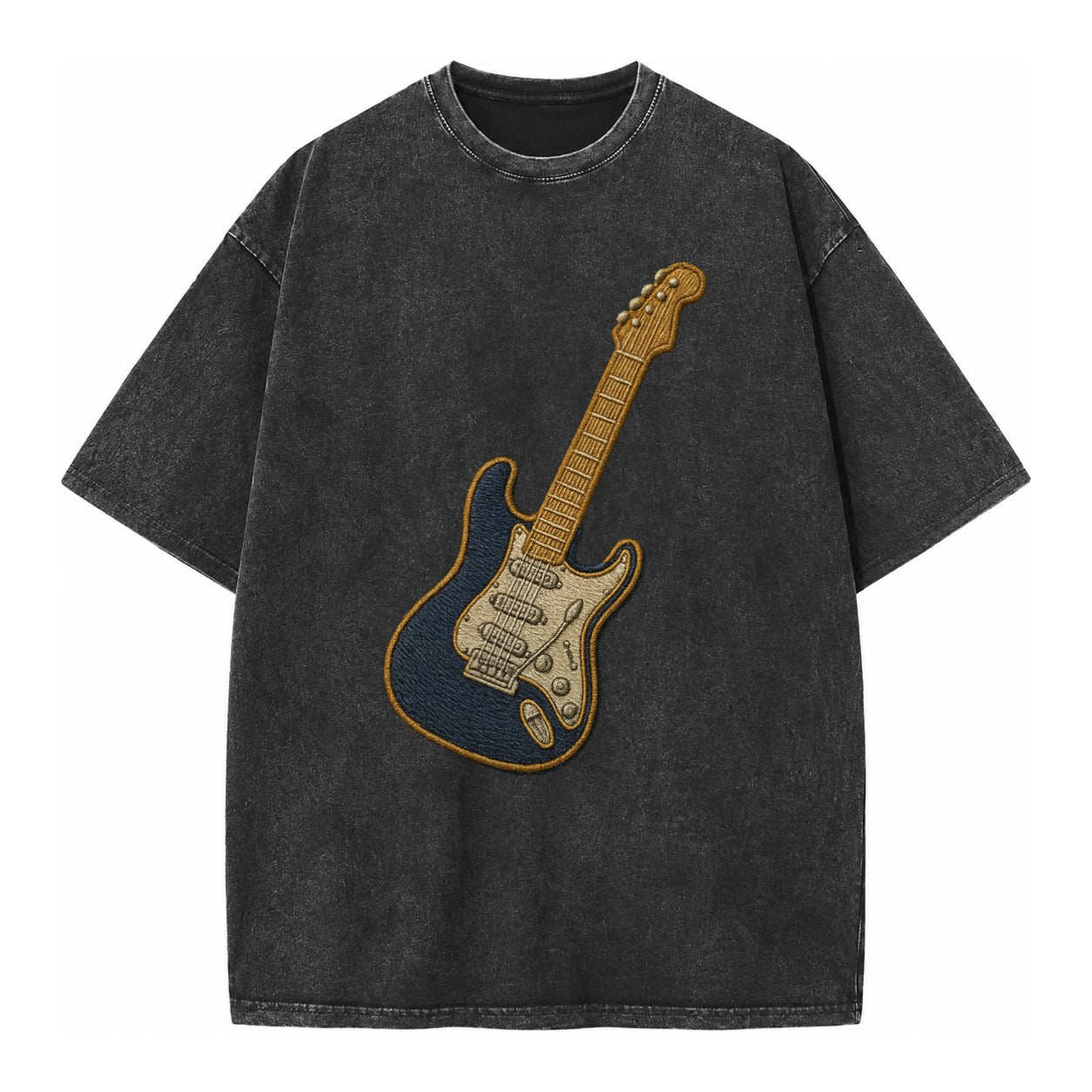 Electric Guitar  - Vintage T-shirt – Black