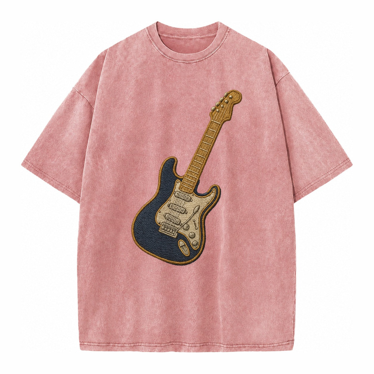 Electric Guitar  - Vintage T-shirt – Dusty Rose(Rose)