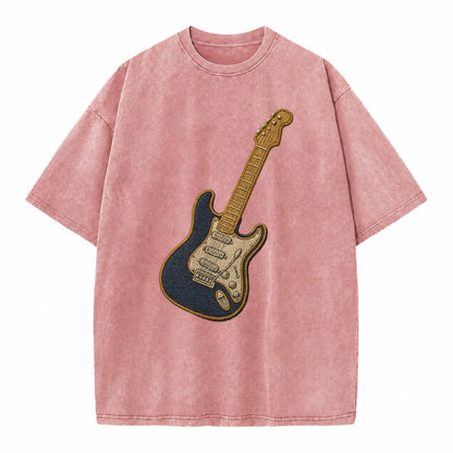 Electric Guitar  - Vintage T-shirt – Dusty Rose(Rose)