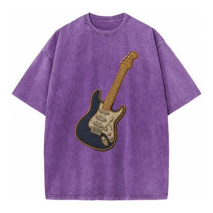 Electric Guitar  - Vintage T-shirt – Purple