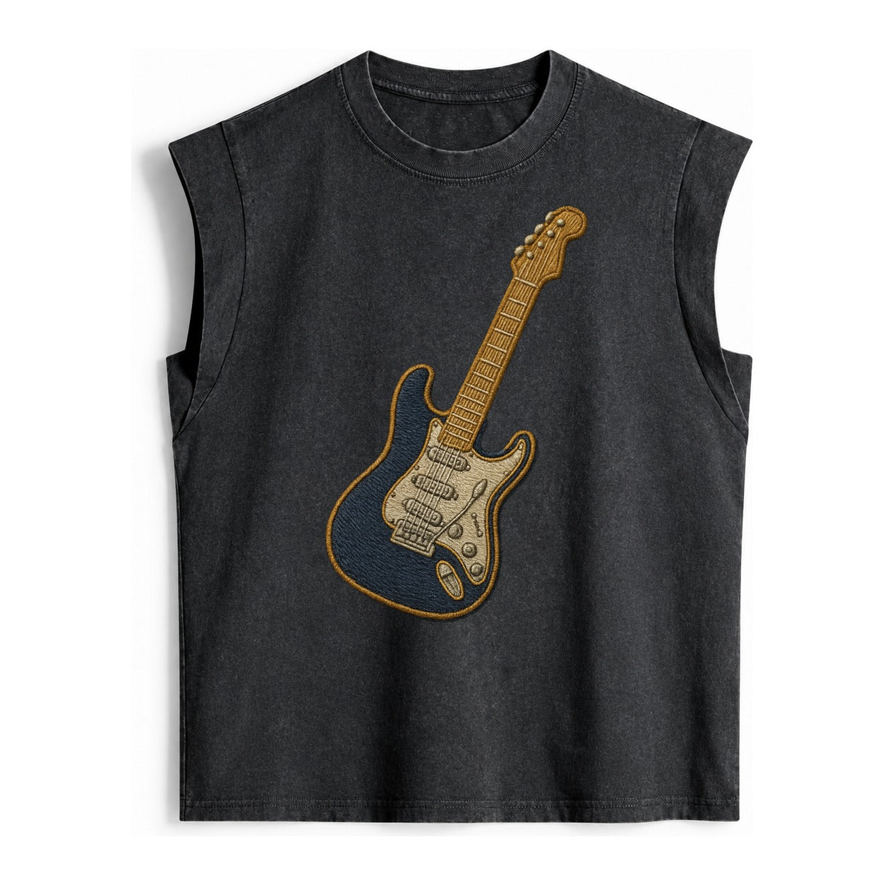 Electric Guitar  - Vintage Washed Tank – Black
