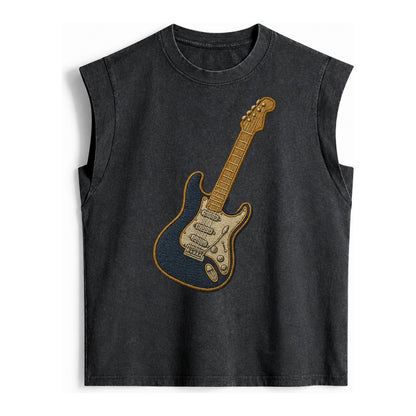 Electric Guitar  - Vintage Washed Tank – Black