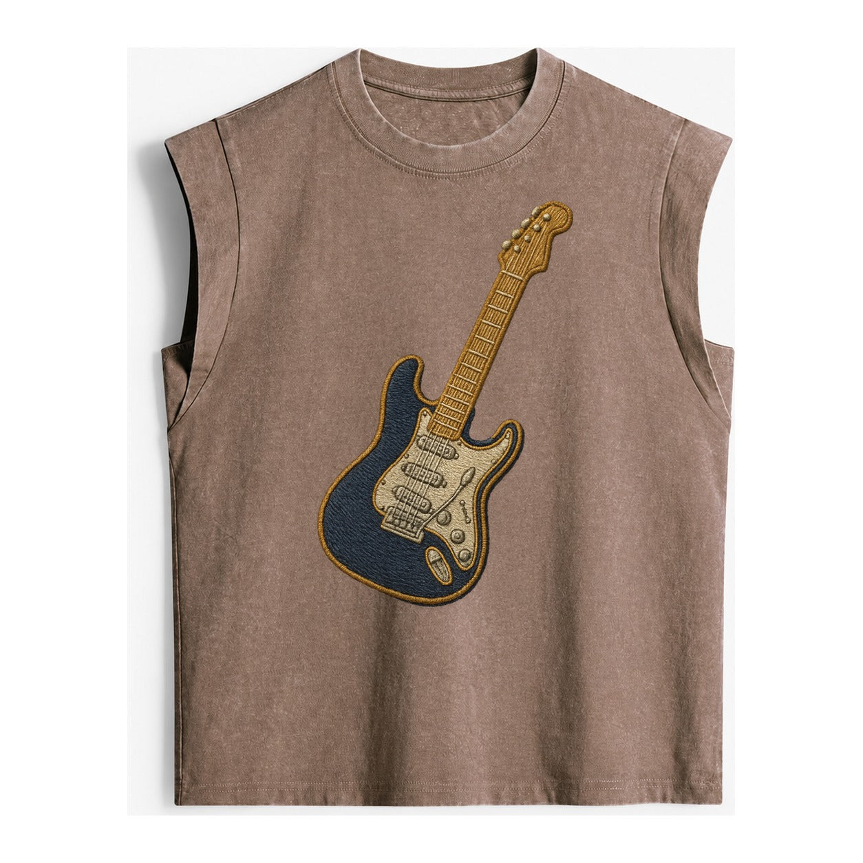 Electric Guitar  - Vintage Washed Tank – Brown