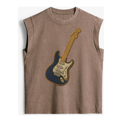Electric Guitar  - Vintage Washed Tank – Brown