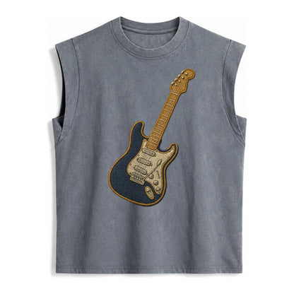 Electric Guitar  - Vintage Washed Tank – Grey