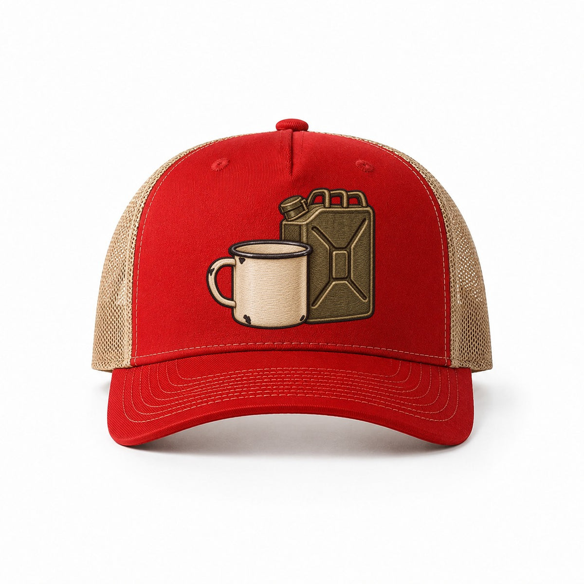 Red-Khaki — front view