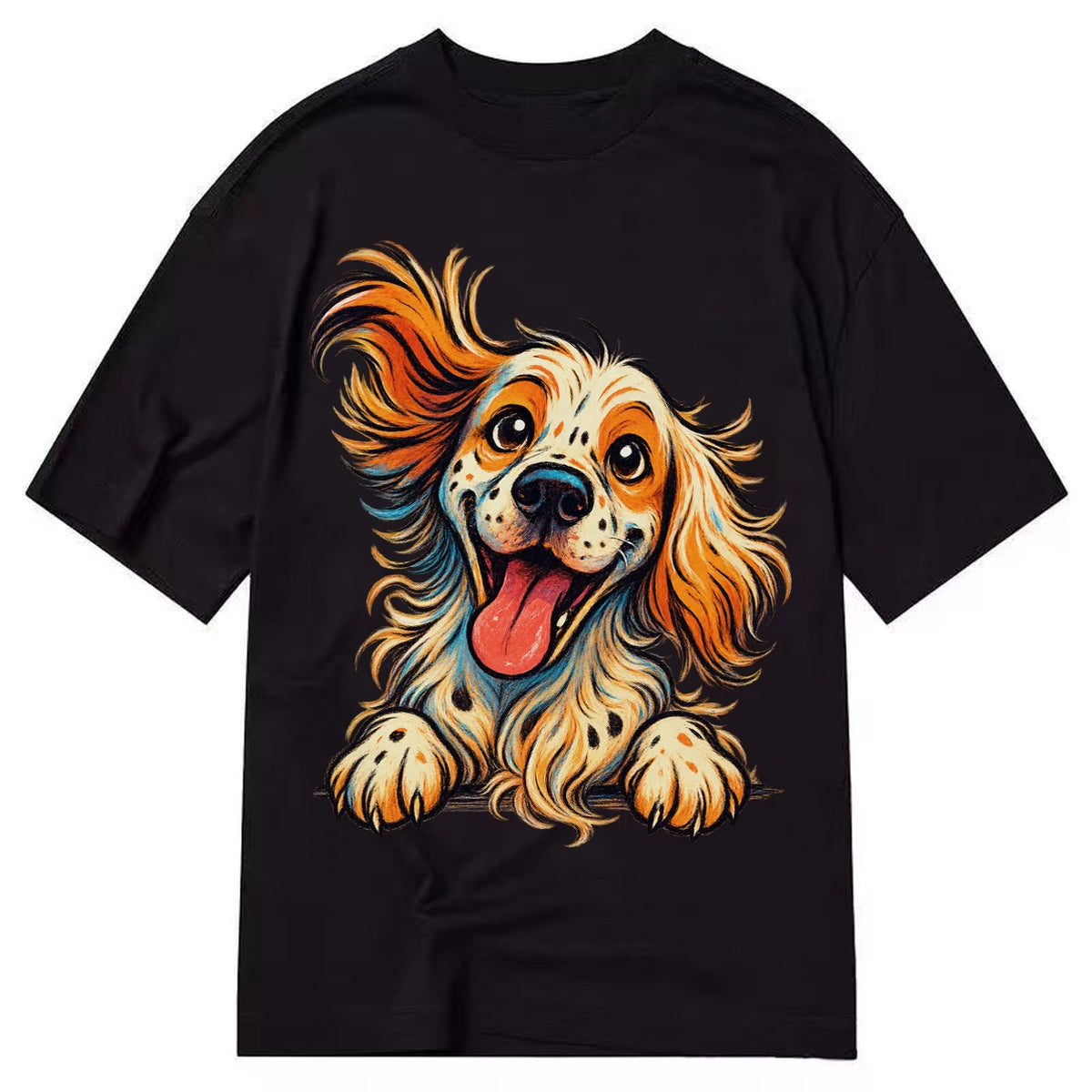 English Springer Spaniel  - Classic T-shirt – Black