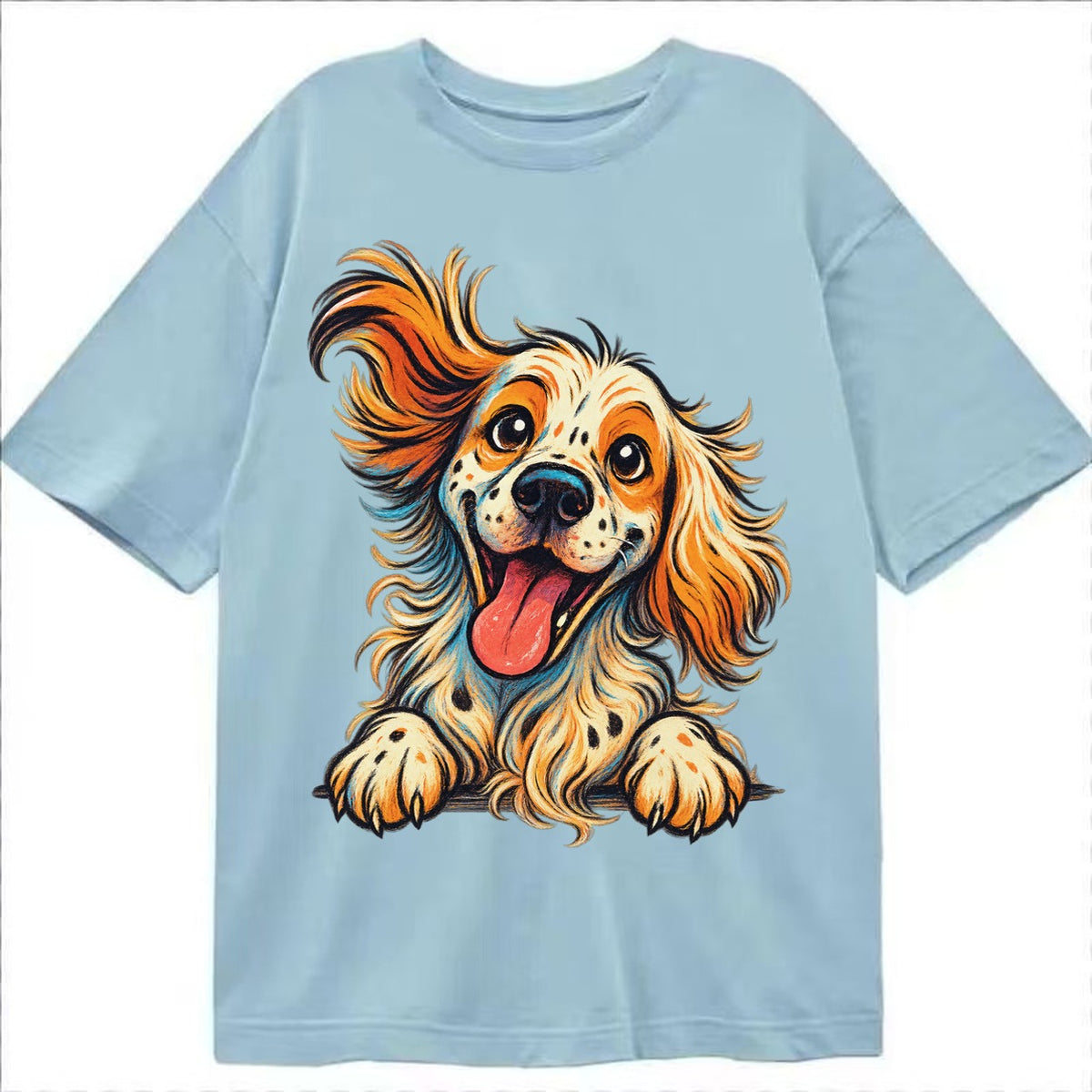 English Springer Spaniel  - Classic T-shirt – Light Blue