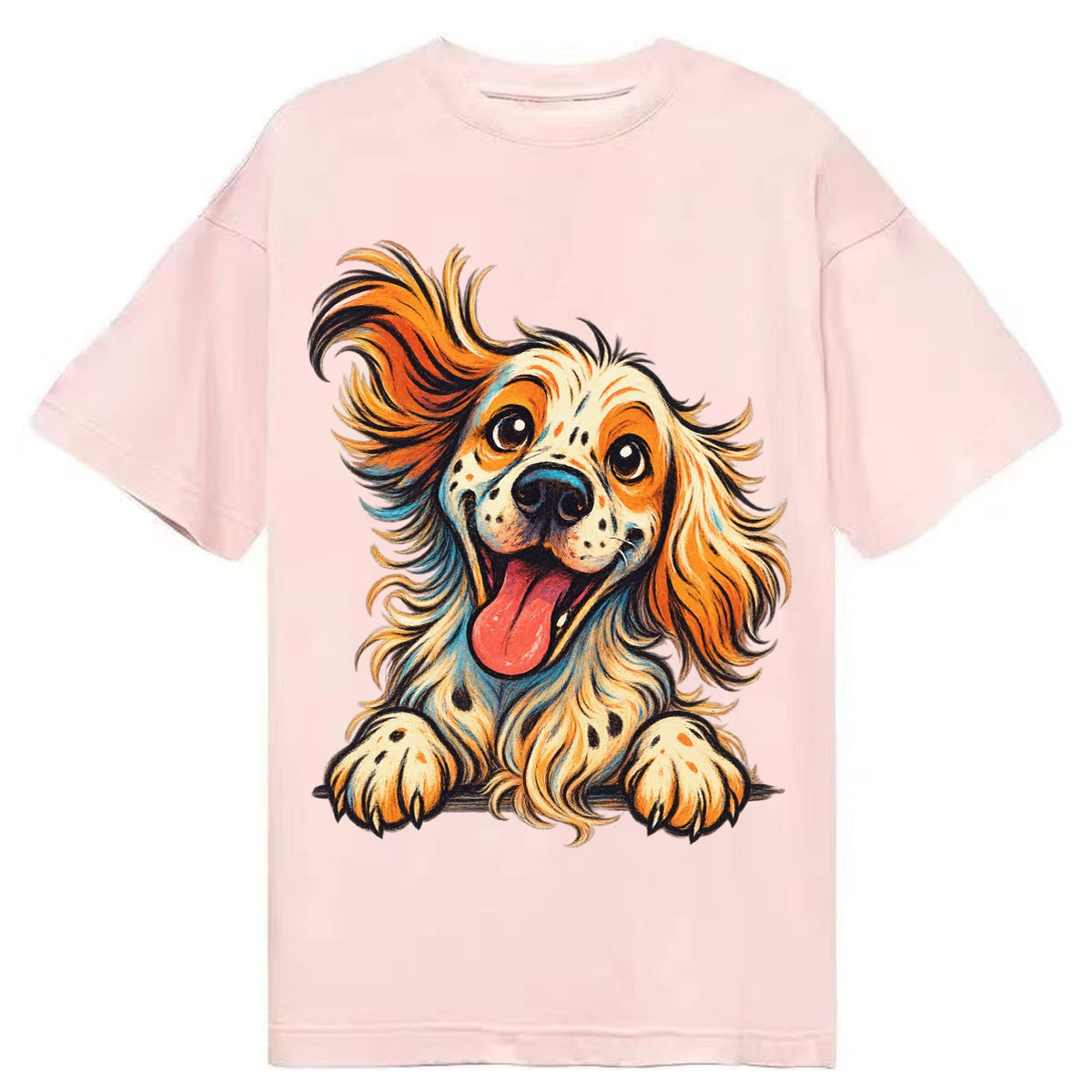 English Springer Spaniel  - Classic T-shirt – Pink