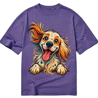 English Springer Spaniel  - Classic T-shirt – Purple