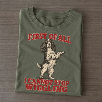 English Springer Spaniel Dog Declarations Classic T-shirt – Army Green