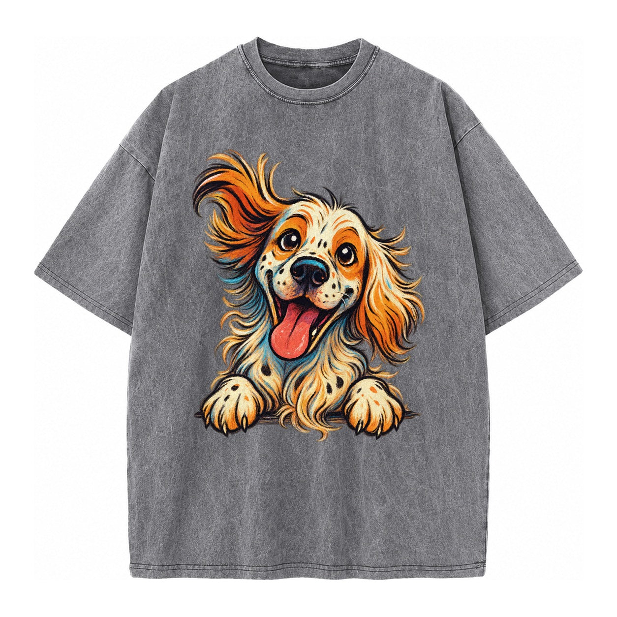 English Springer Spaniel  - Vintage T-shirt – Grey