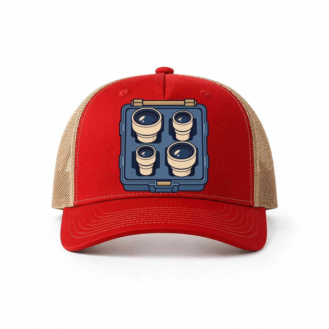 Red-Khaki — front view