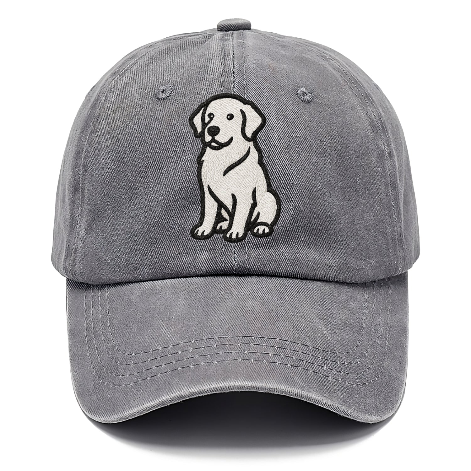 golden-retriever-curious-charm Hat