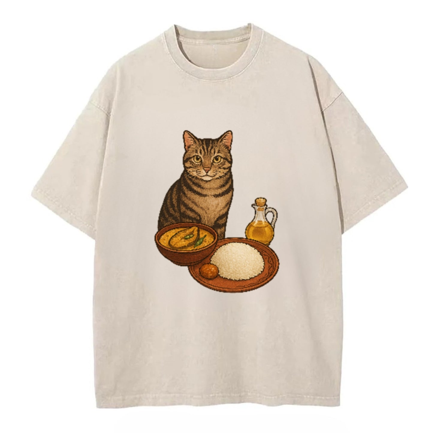 bengali-fish-curry-cat-charm Hat