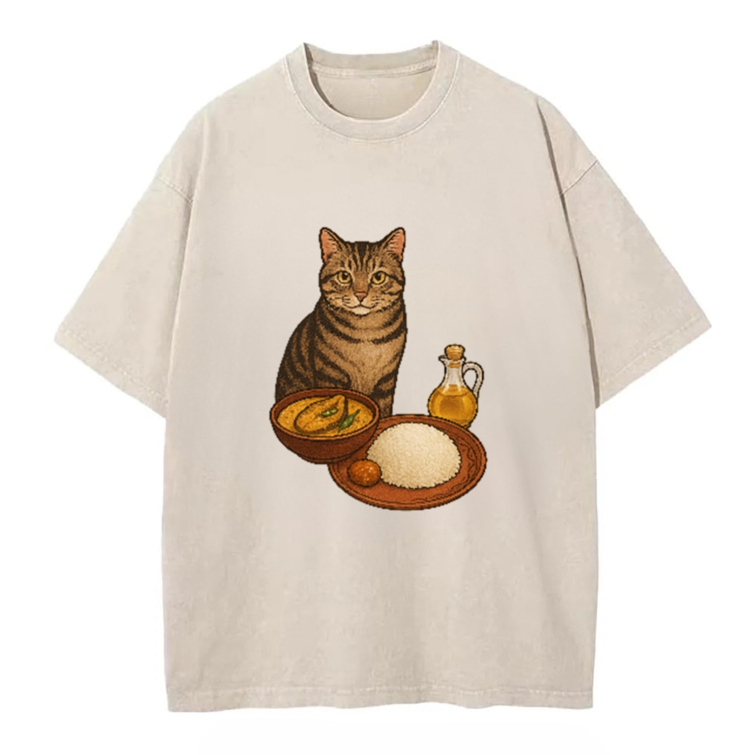 bengali-fish-curry-cat-charm Hat