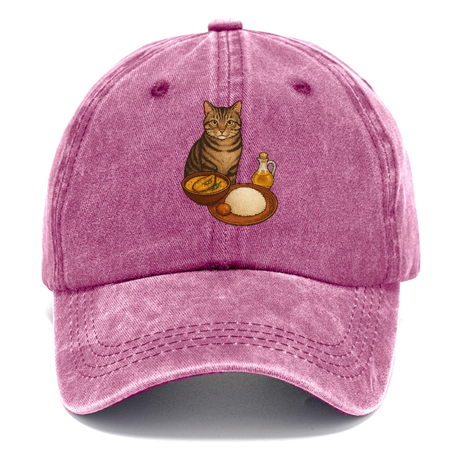 bengali-fish-curry-cat-charm Hat