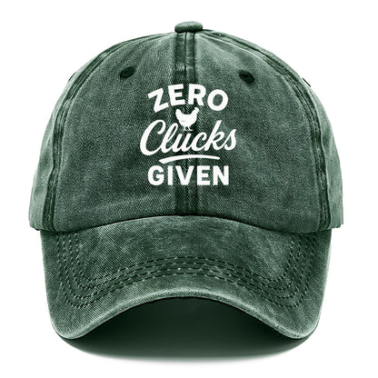 zero clucks given farm life Hat