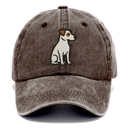 jack-russell-terrier-white-with-brown-patches-playful-spirit Hat
