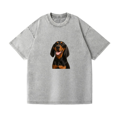 Black & Tan Coonhound: Noble Trailblazer Vintage T-shirt