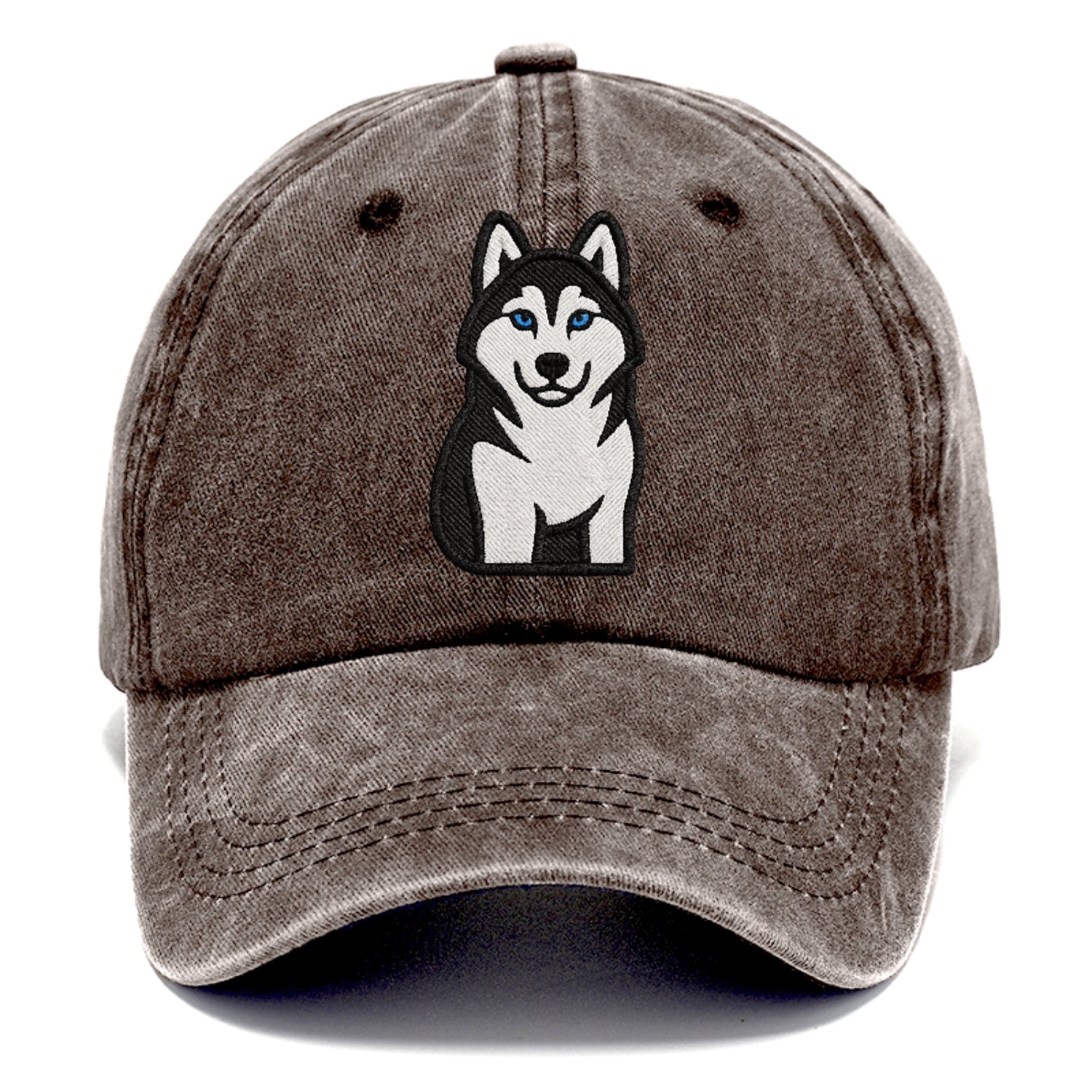 husky-blue-eyes-piercing-gaze Hat