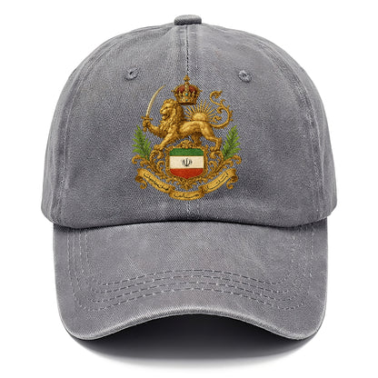 iran heritage lion badge Hat