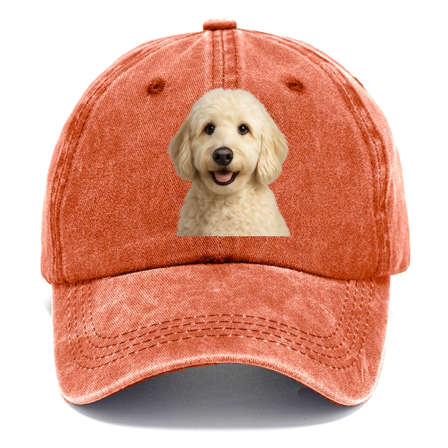 english cream doodle portrait design Hat