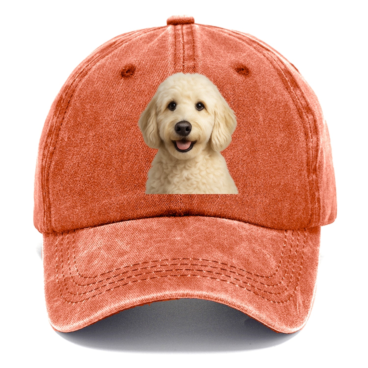 english cream doodle portrait design Hat