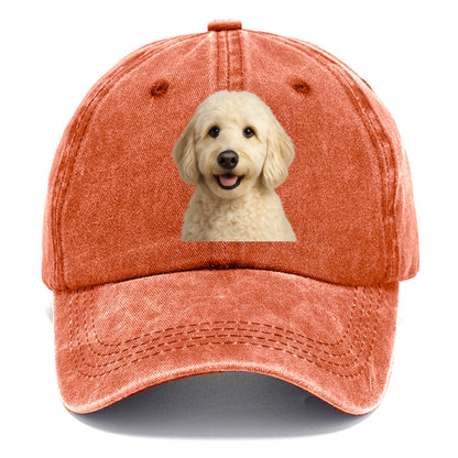 english cream doodle portrait design Hat