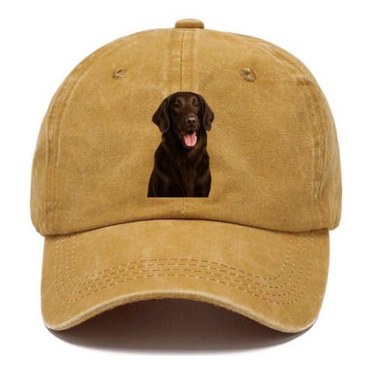 coated retriever joyful heart Hat