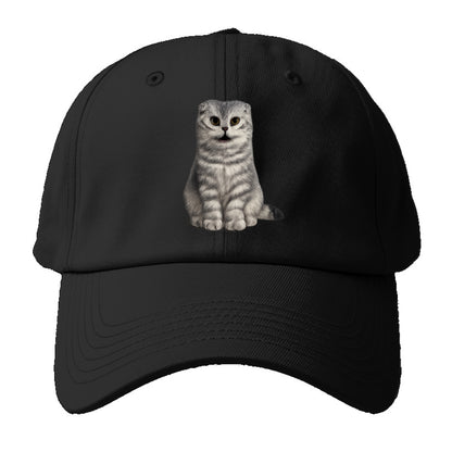 surprised striped cat whimsical portrait Hat