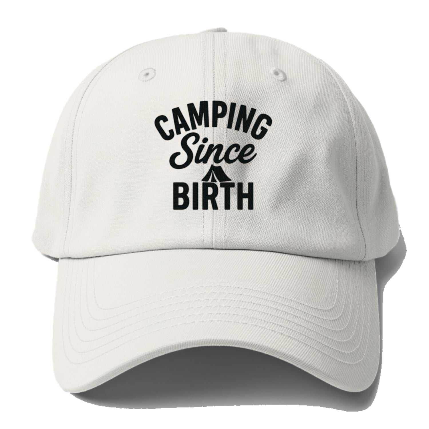 camping since birth outdoor adventure Hat