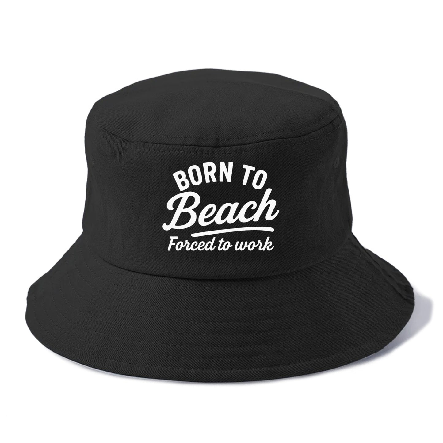 born to beach work Hat