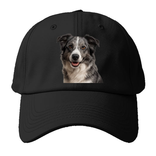 blue merle border collie agile mind Hat