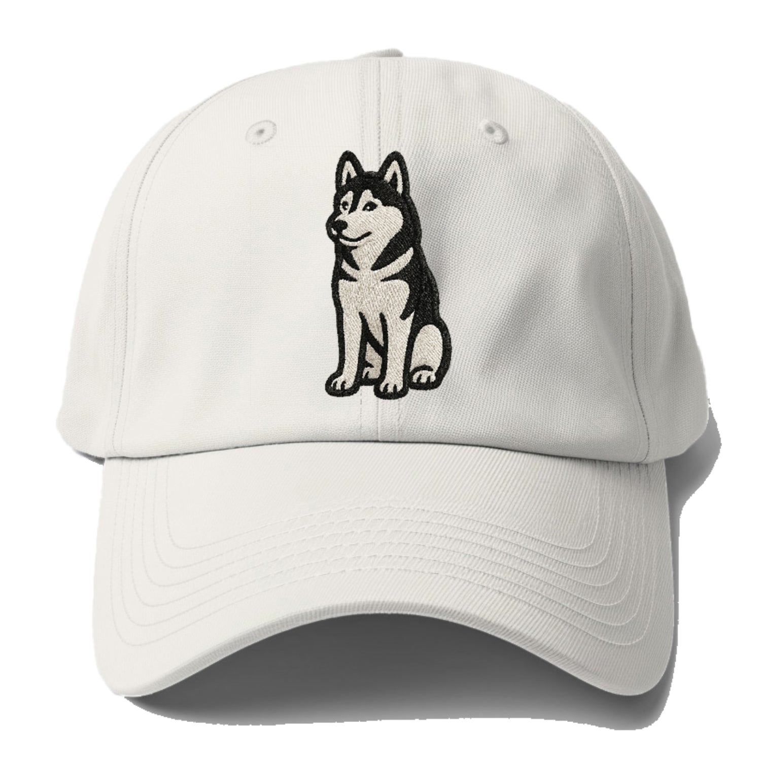 siberian-husky-black-white-loyal-spirit Hat