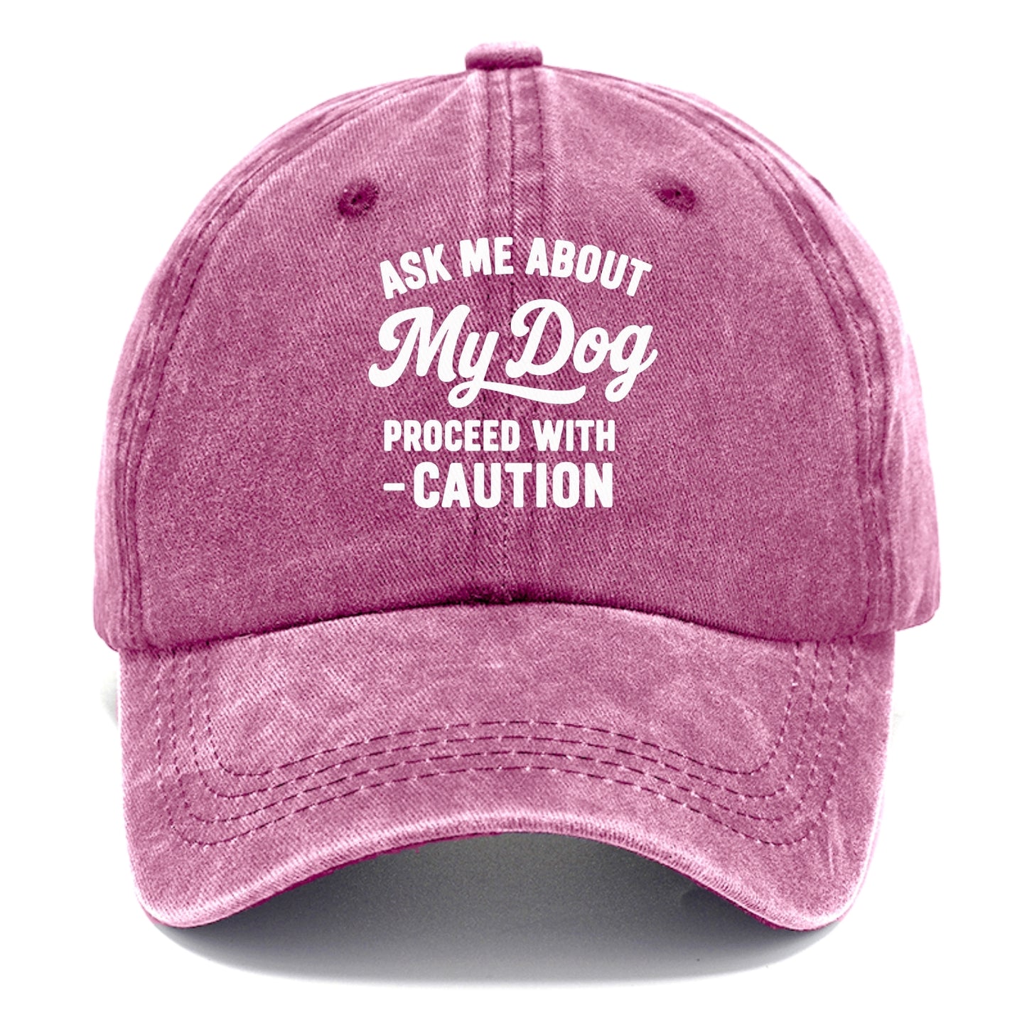 dog proceed with caution Hat