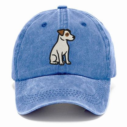 jack-russell-terrier-white-with-brown-patches-playful-spirit Hat