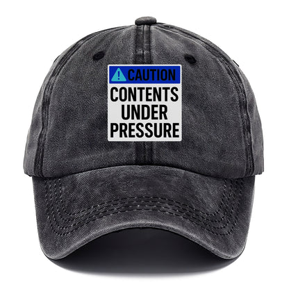 contents under pressure Hat