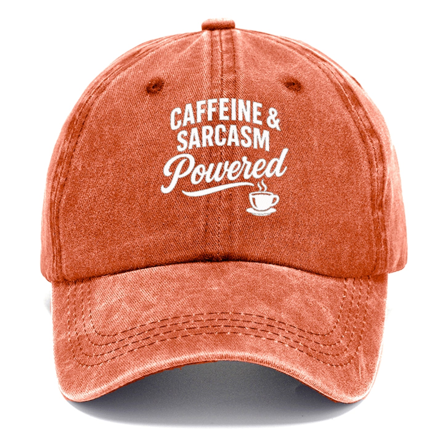 caffeine and sarcasm powered design Hat