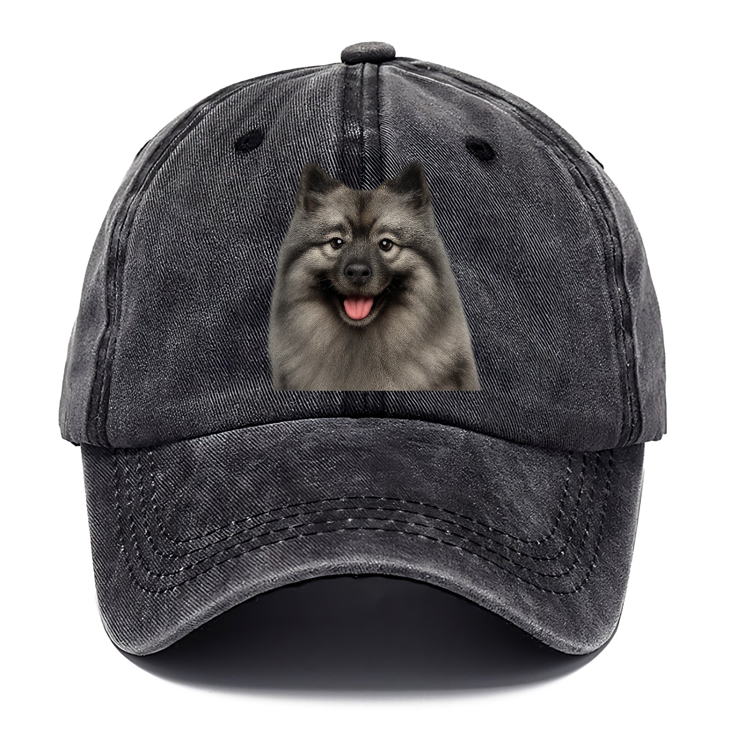 keeshond: silver fox, golden heart Hat