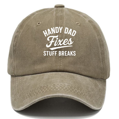 handy dad fixes breaks Hat