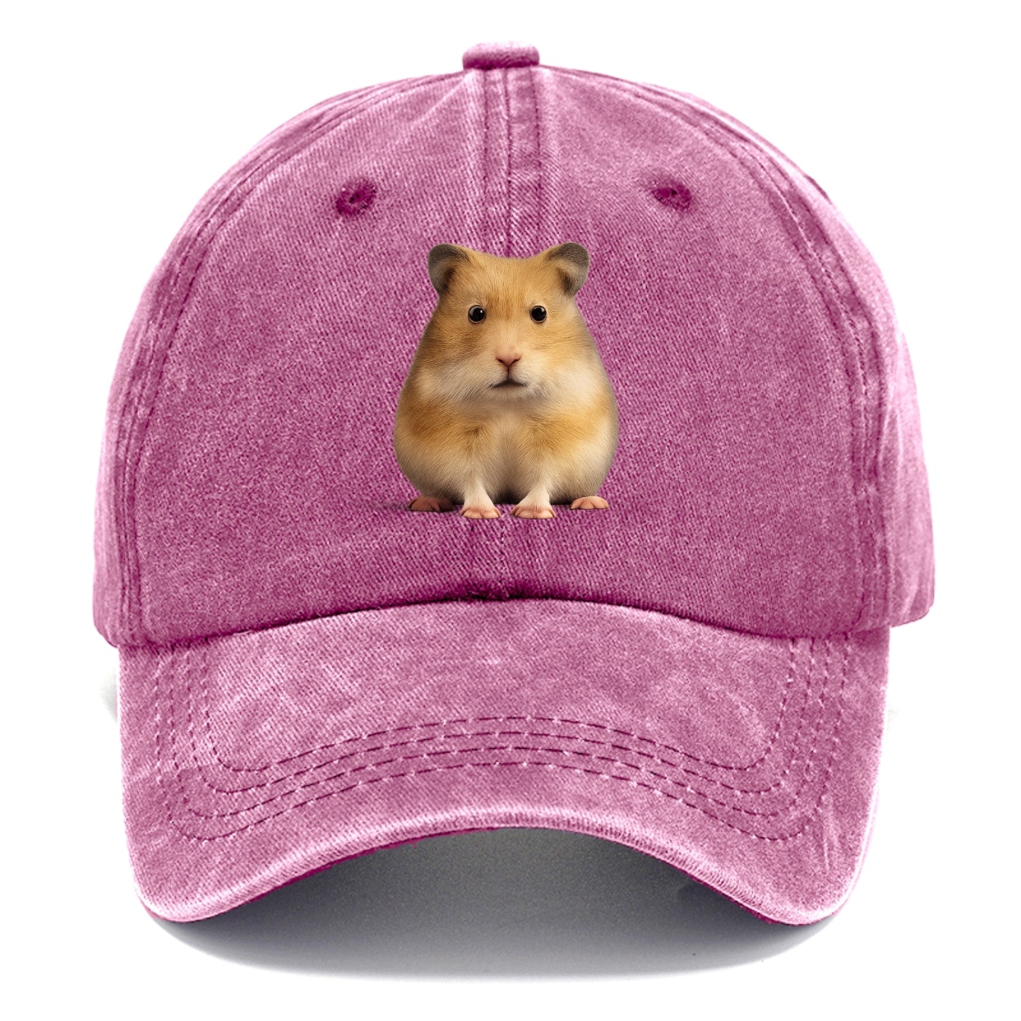 cute realistic hamster illustration portrait Hat