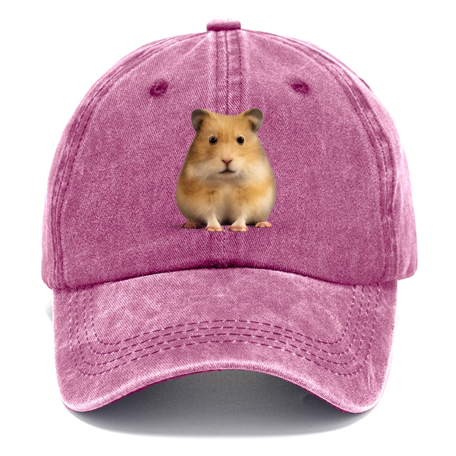 cute realistic hamster illustration portrait Hat