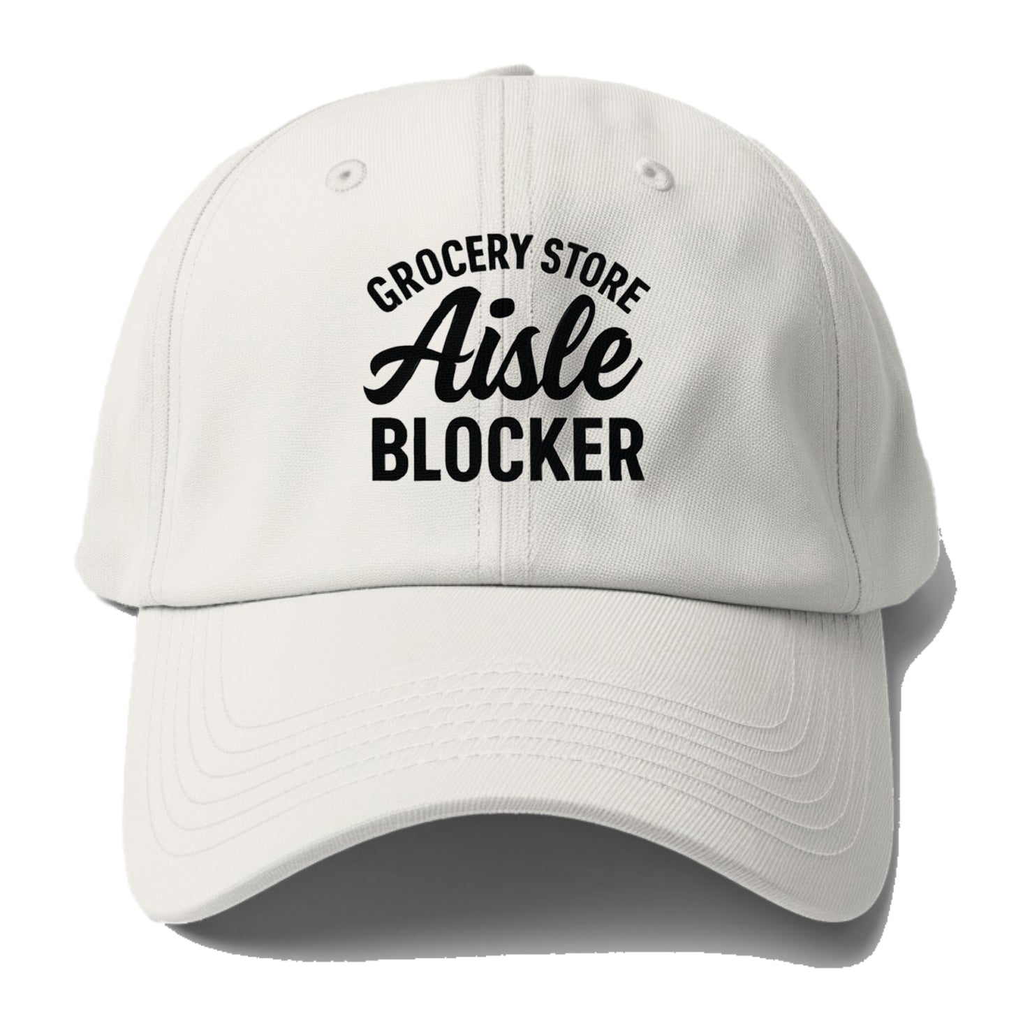 grocery store aisle blocker humor Hat