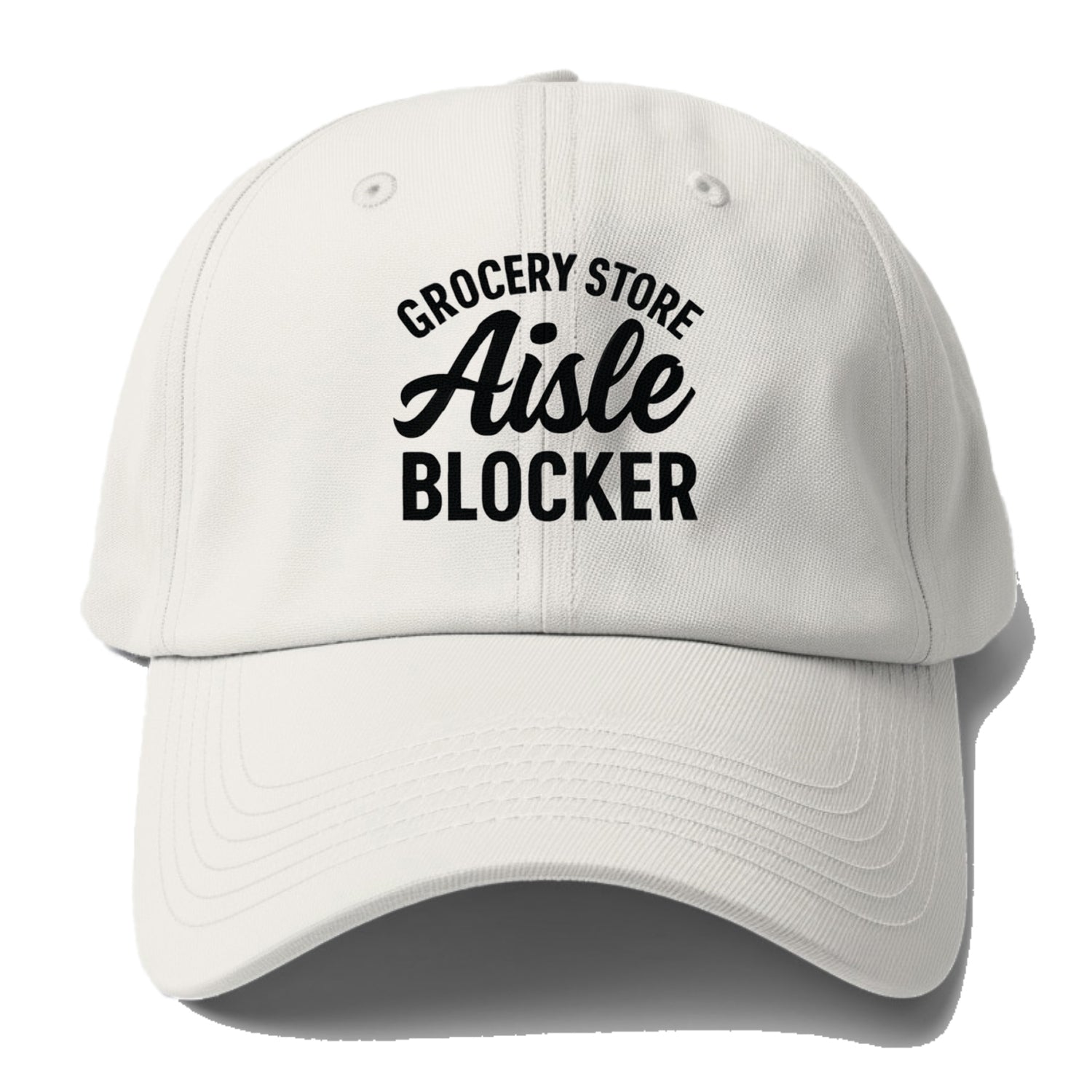 grocery store aisle blocker humor Hat