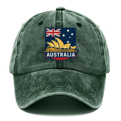 Australian Landmark Flag Hat
