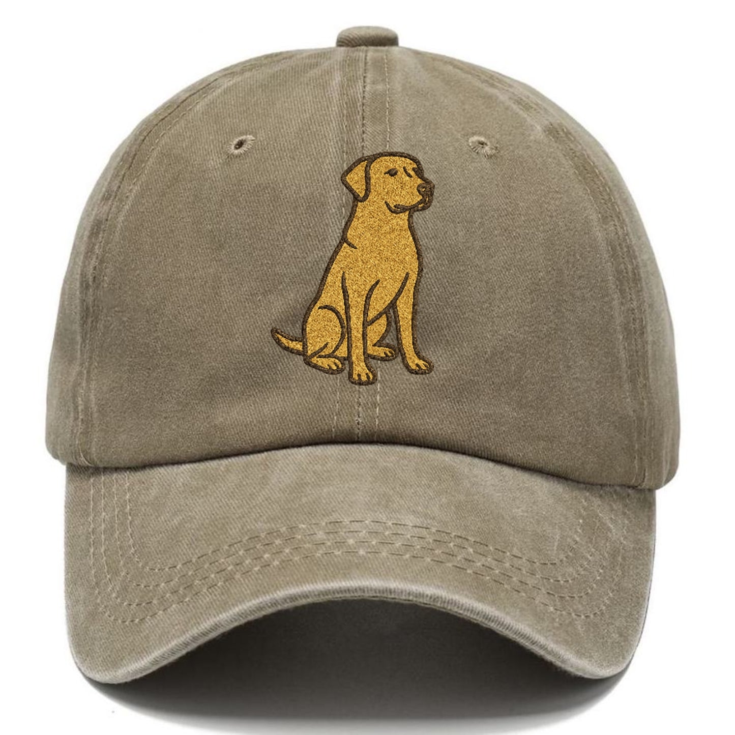 Labrador Retriever Yellow Lab Sitting Pose Hat