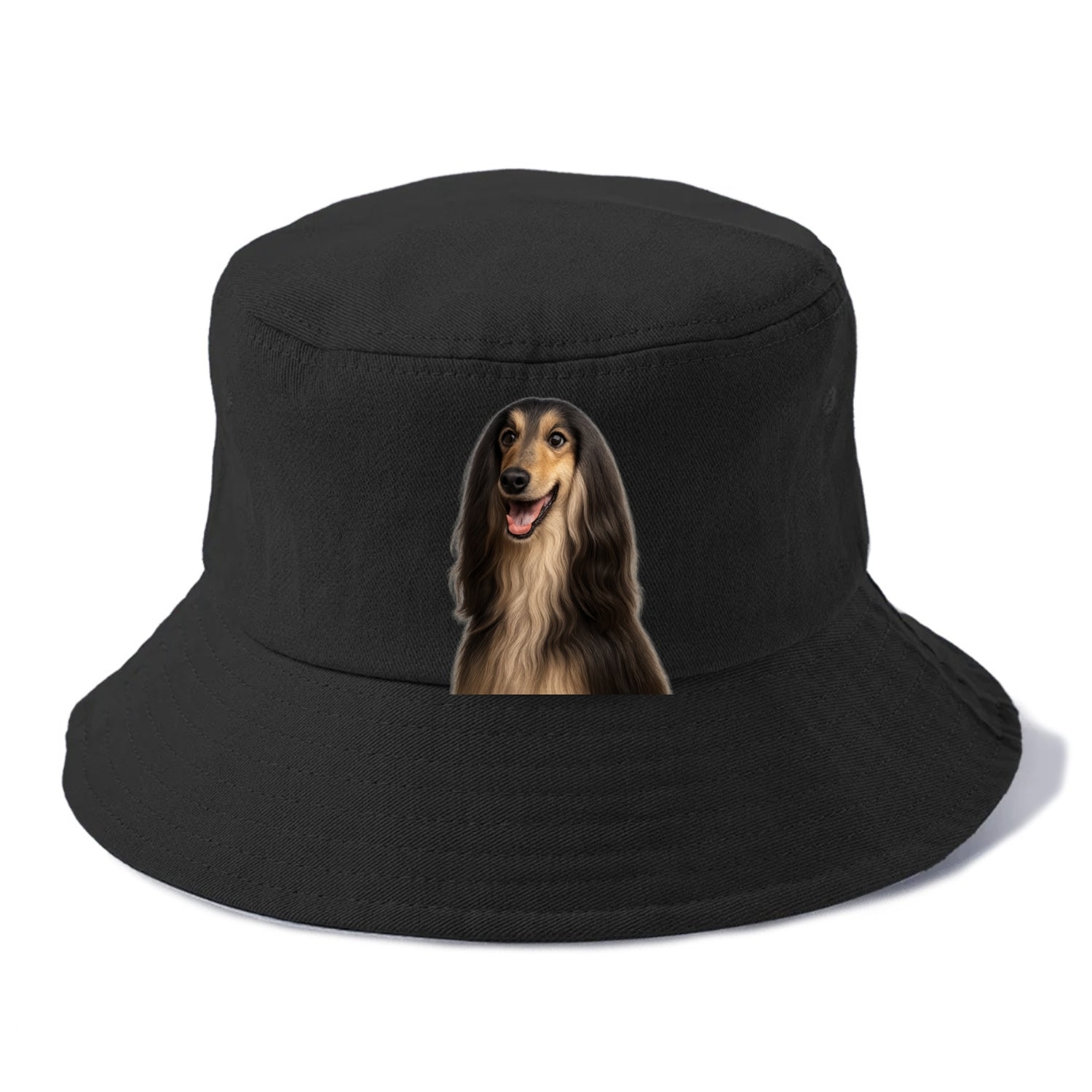 afghan hound portrait design Hat