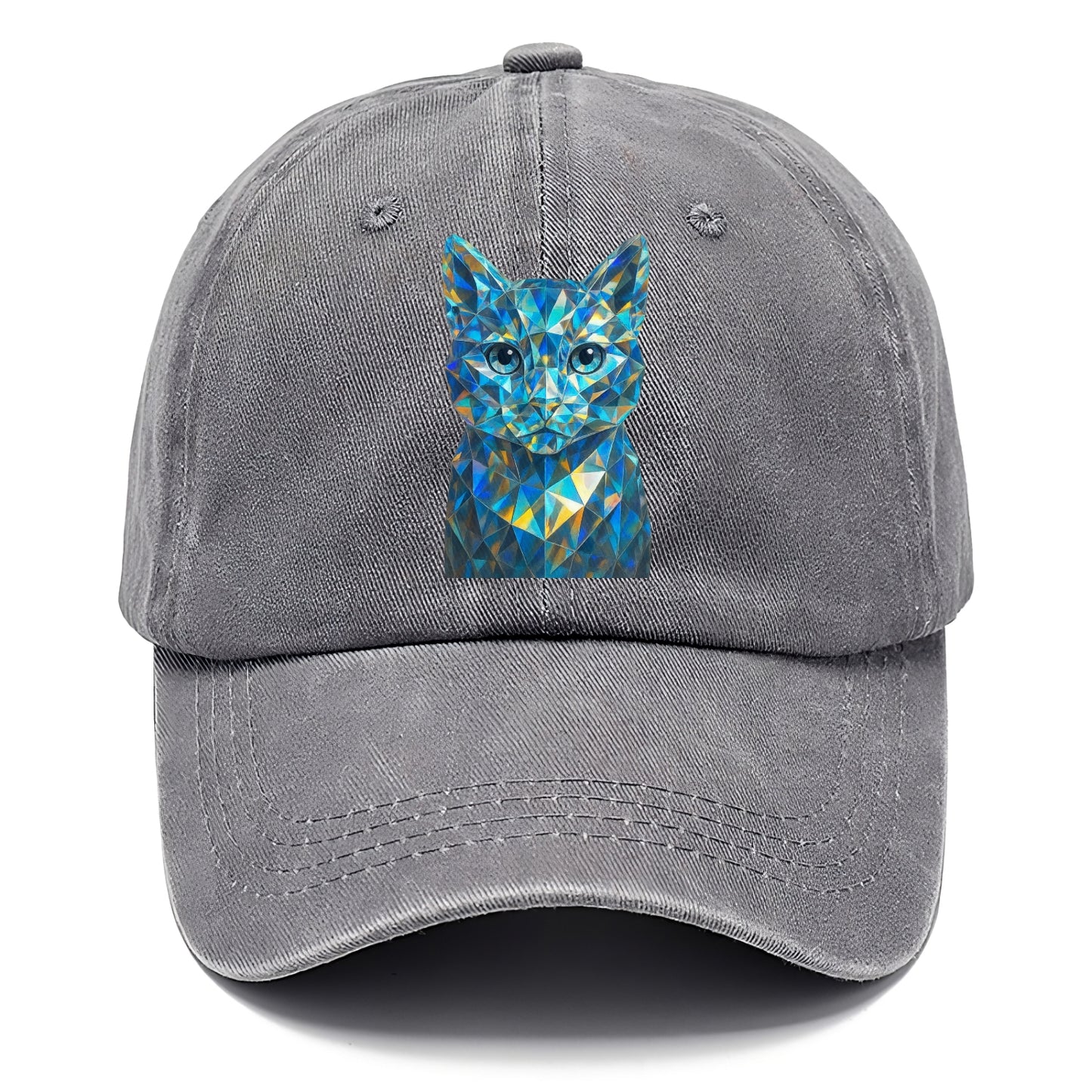 crystal prism portrait design Hat