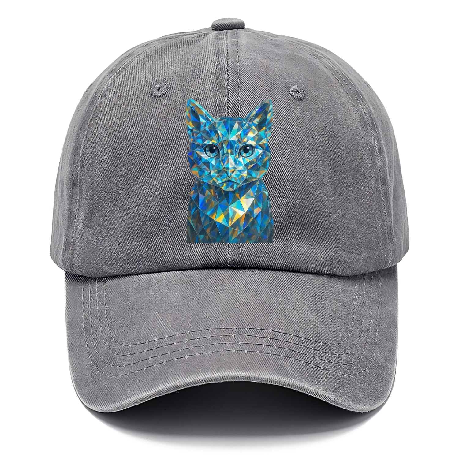 crystal prism portrait design Hat